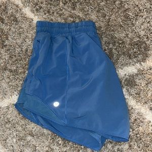 Blue lululemon shorts